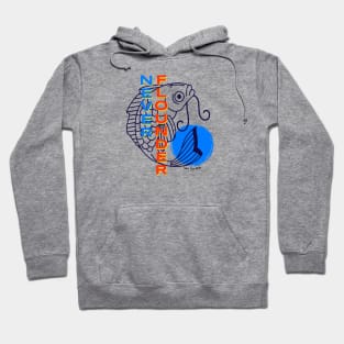 Never Flounder Take The Risk Hoodie